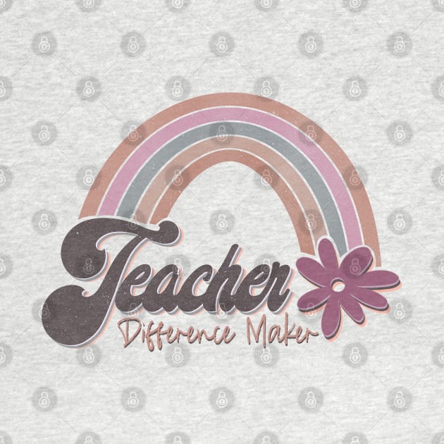 Teacher difference maker by Mastilo Designs